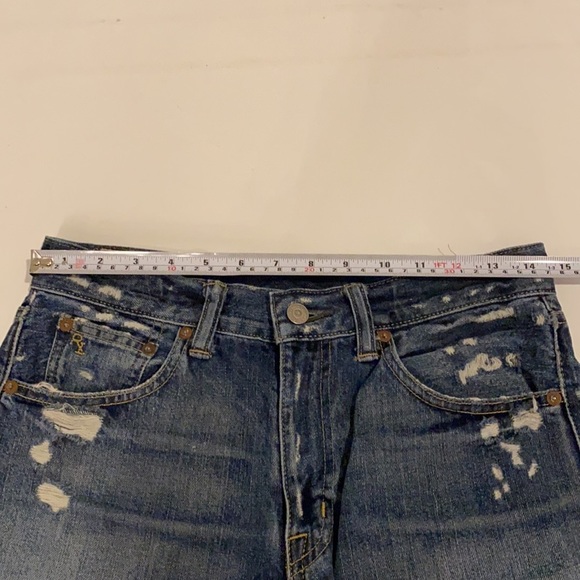 Polo Ralph Lauren  Crosby Short Distress Denim Jean shorts - Picture 3 of 3